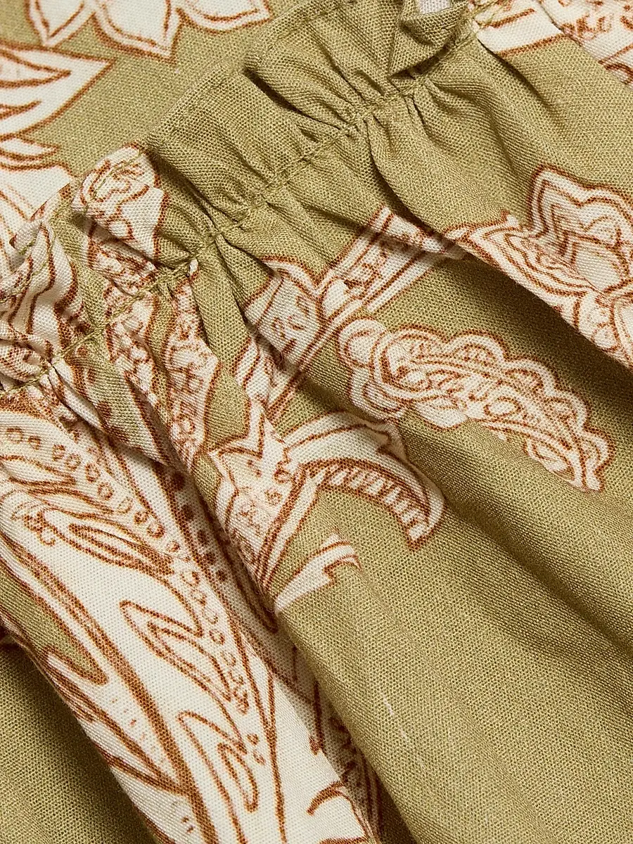 Hemant & Nandita Women's Sakhi Paisley Bandeau A-Line Maxi Dress | Thumbnail 7 Hemant & Nandita Women's Sakhi Paisley Bandeau A-Line Maxi Dress | Thumbnail 7