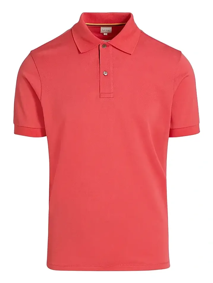 Men's Straight Placket Cotton Polo Shirt Men's Straight Placket Cotton Polo Shirt