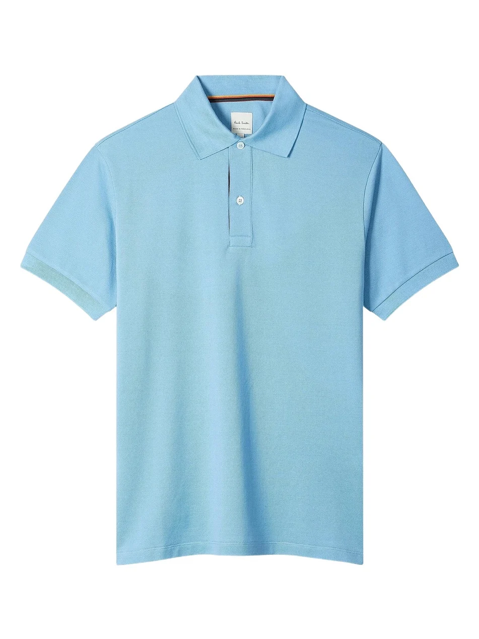 Paul Smith Men's Straight Placket Cotton Polo Shirt