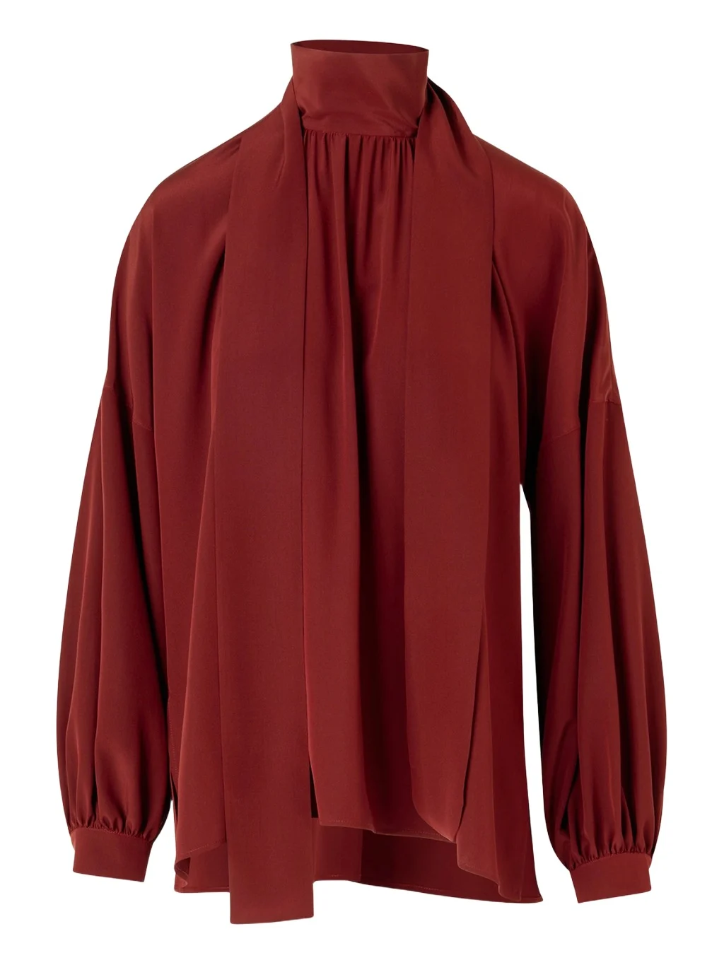 Women's Silk Crepe de Chine Bow Blouse Women's Silk Crepe de Chine Bow Blouse