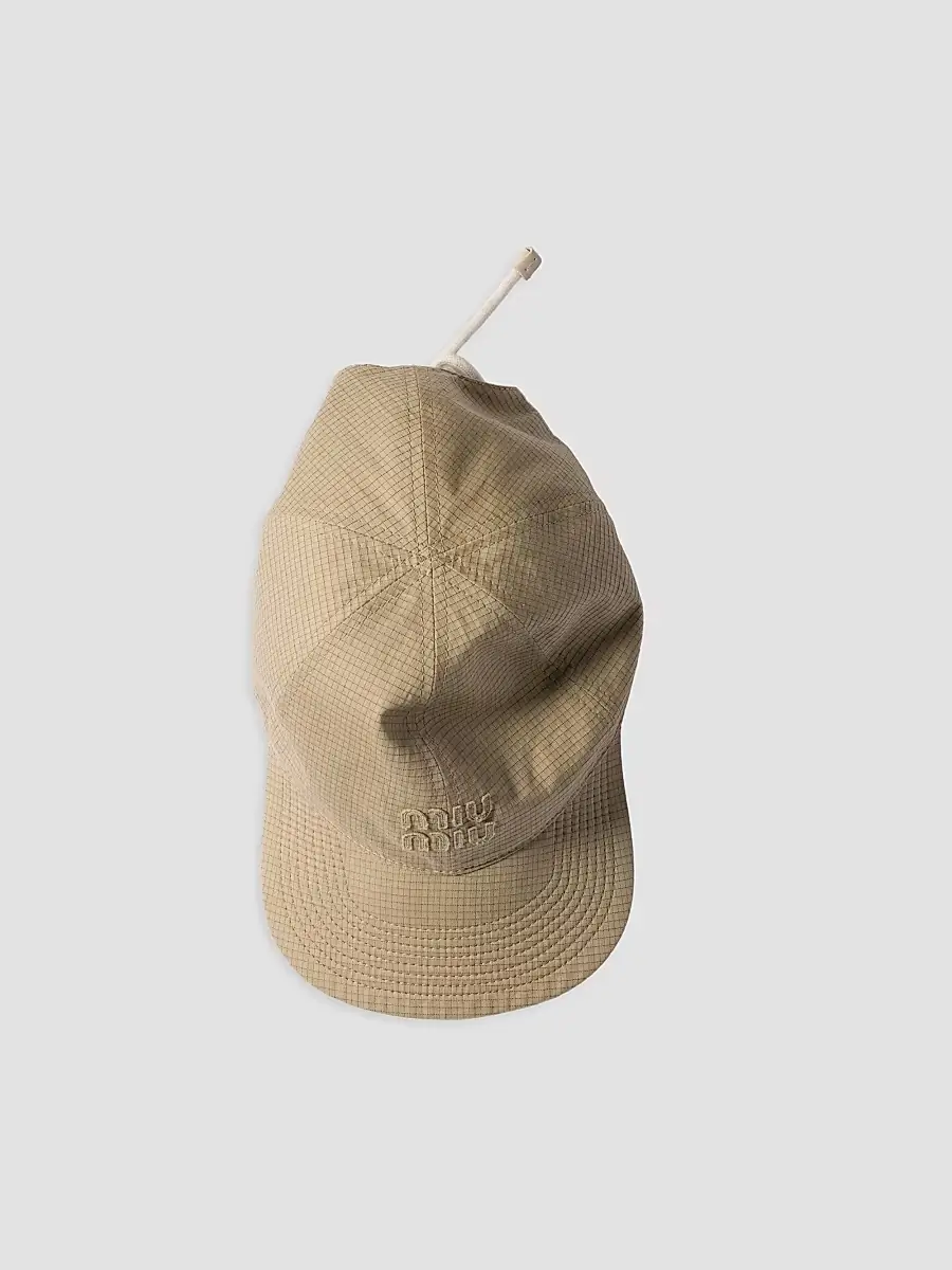 Miu Miu Women's Cotton Baseball Cap | Thumbnail 2