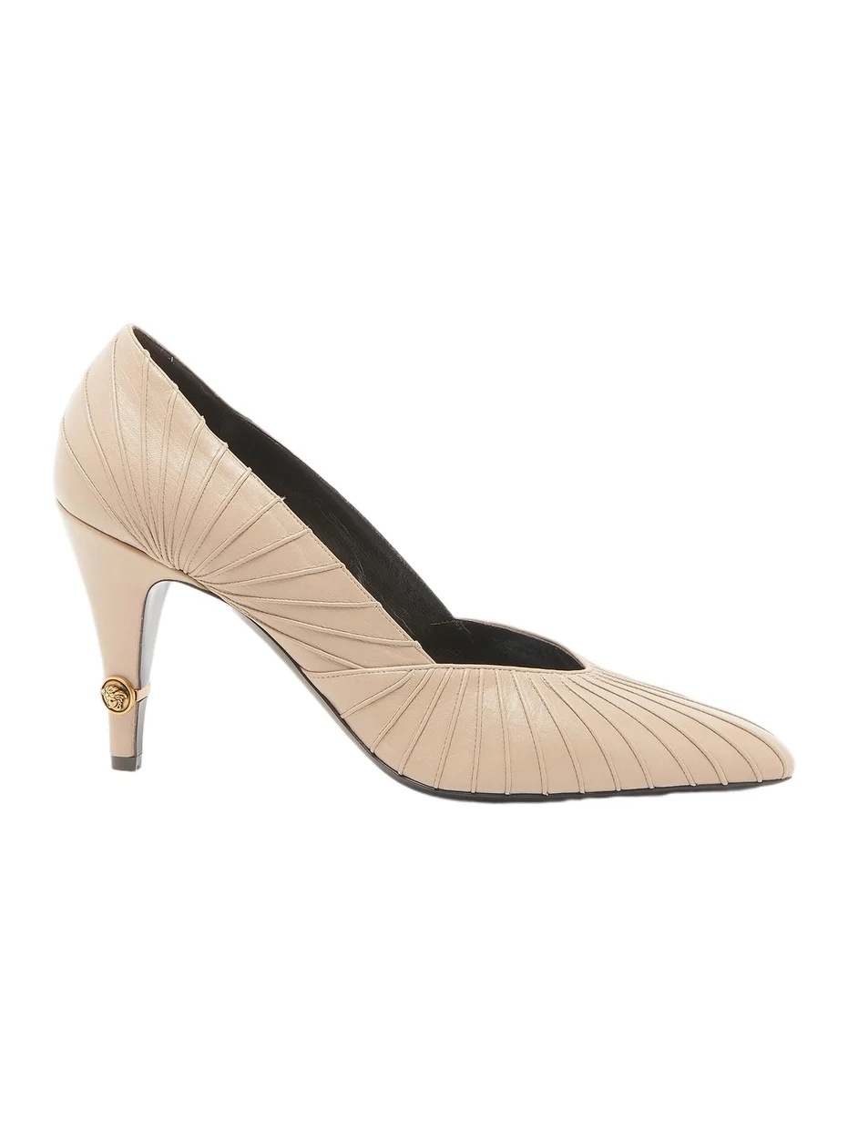 Women's 90MM Seamed Leather Pumps