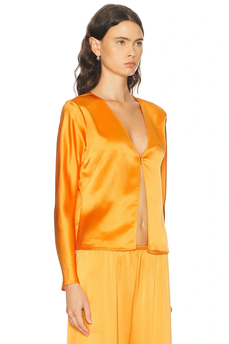 LESET Barb Button Long Sleeve Top | Thumbnail 2 LESET Barb Button Long Sleeve Top | Thumbnail 2