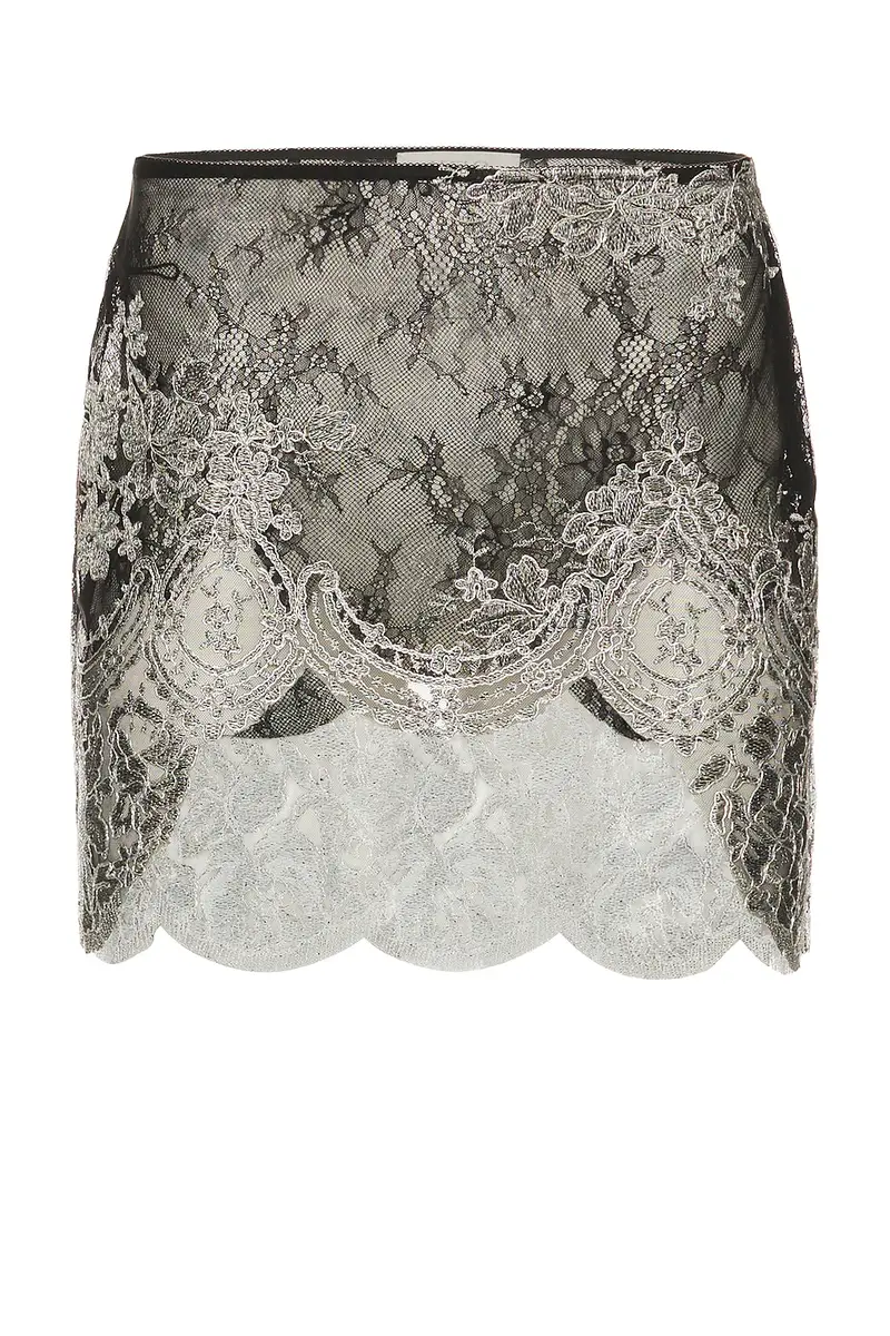 HAELO Metallic Lace Miniskirt | Thumbnail 7 HAELO Metallic Lace Miniskirt | Thumbnail 7