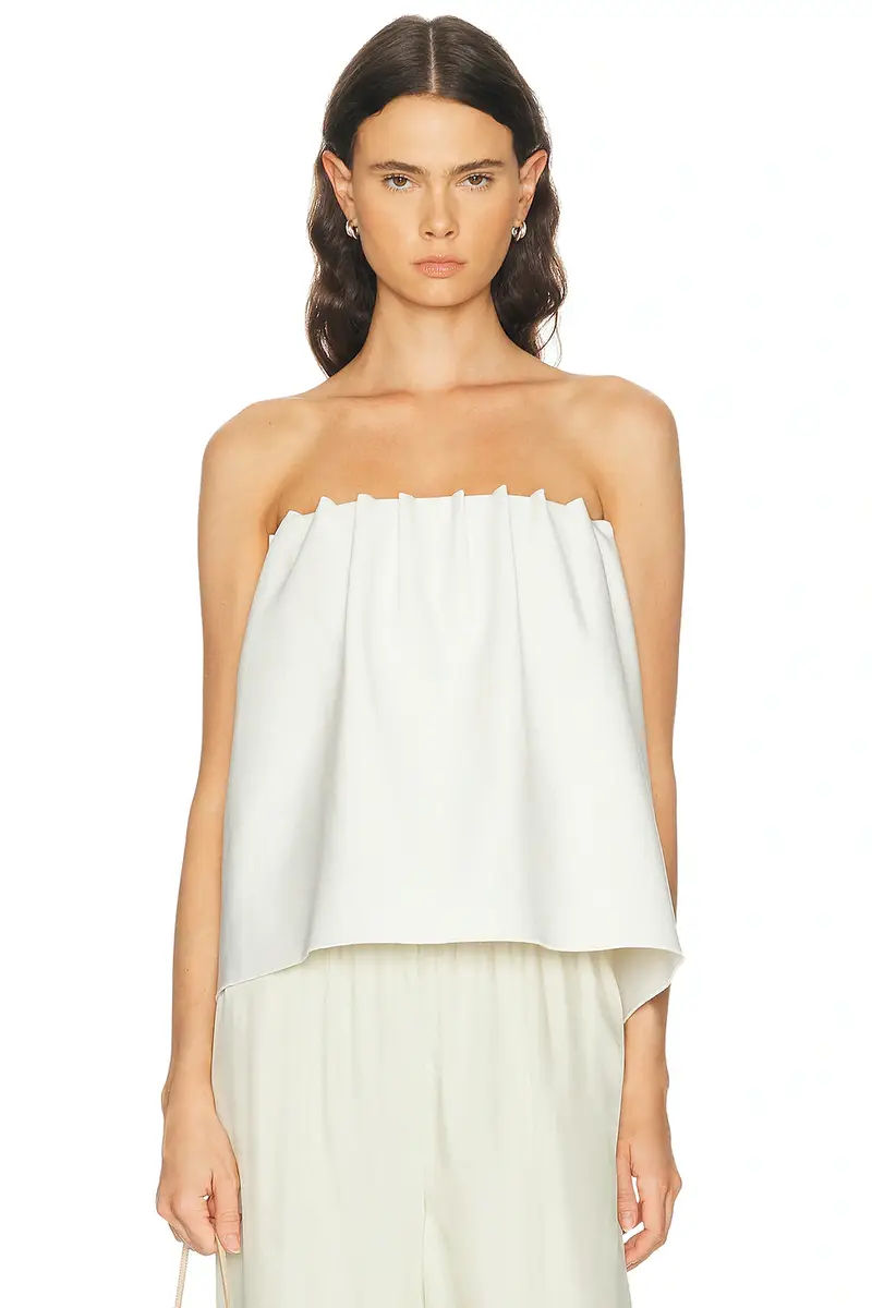House of Dagmar Rouched Tube Top | Image 1 House of Dagmar Rouched Tube Top | Image 1