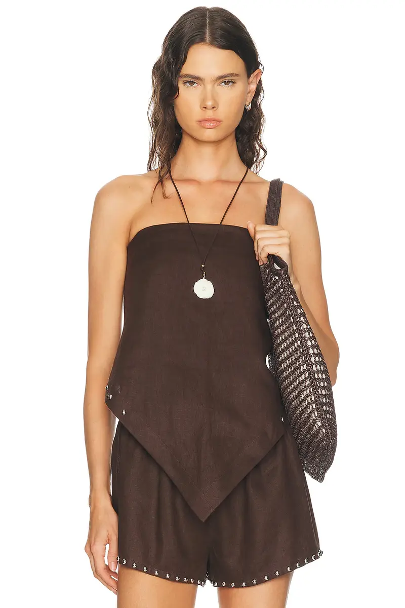 Staud Sonya Linen Top | Image 1 Staud Sonya Linen Top | Image 1