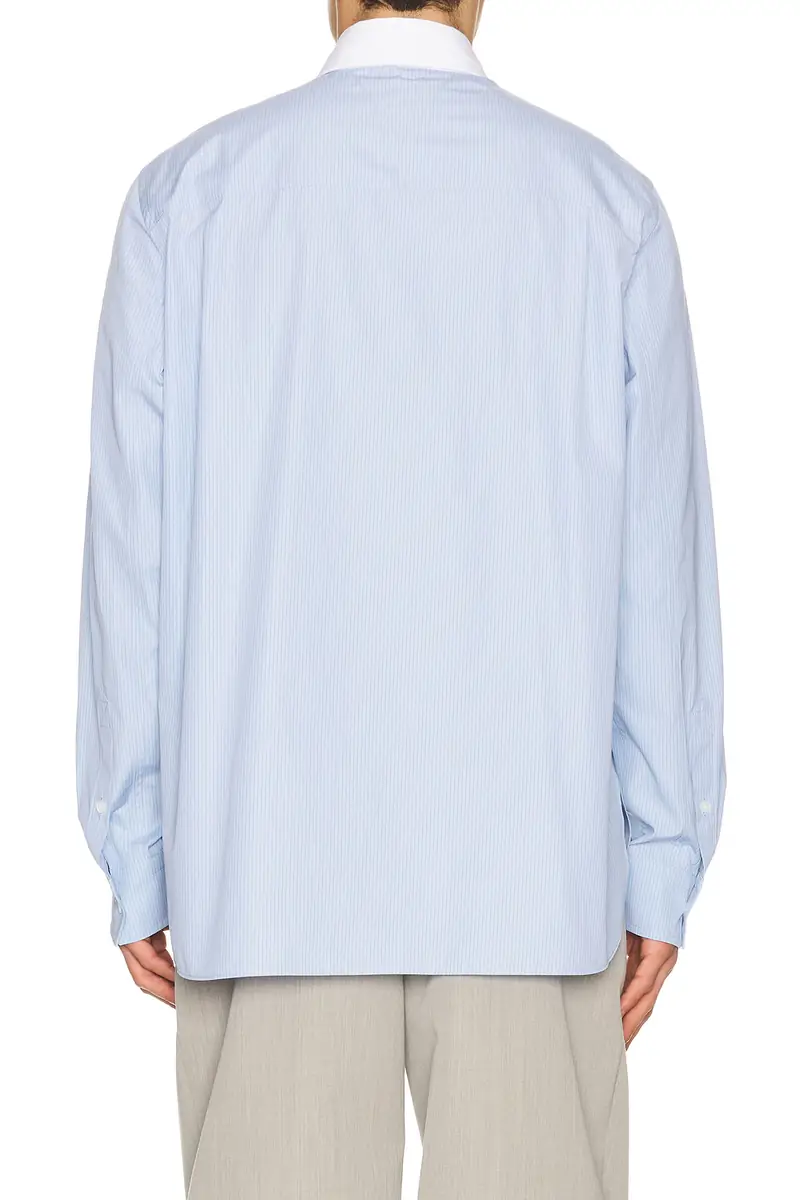 Bottega Veneta Classic Fine Stripe Poplin Shirt | Thumbnail 2