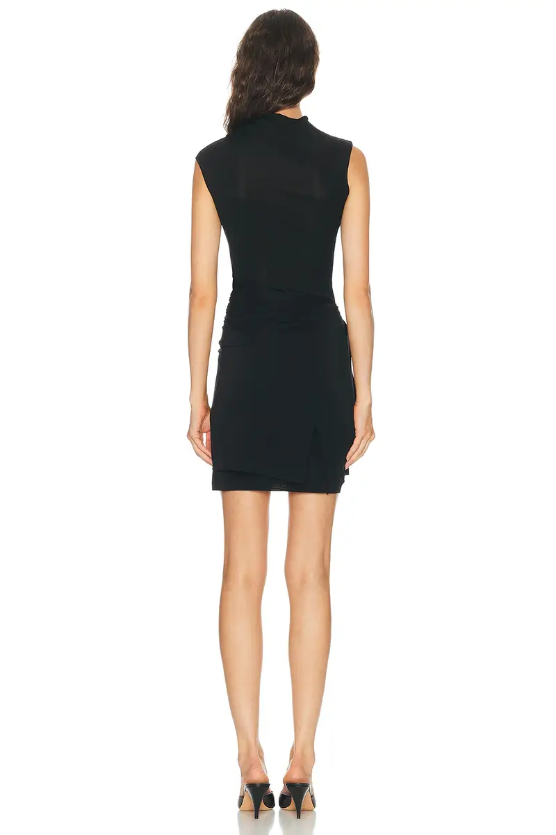 Helmut Lang Knot Mini Dress | Thumbnail 4 Helmut Lang Knot Mini Dress | Thumbnail 4