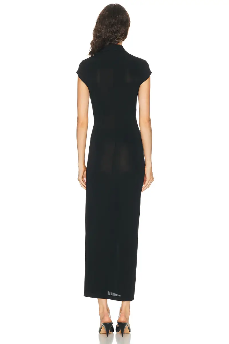 Helmut Lang Short Sleeve Twist Dress | Thumbnail 4 Helmut Lang Short Sleeve Twist Dress | Thumbnail 4