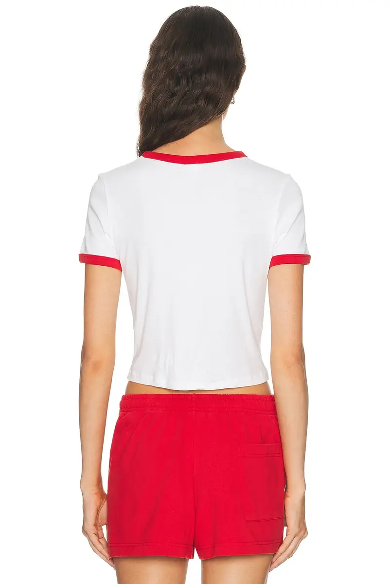Sporty & Rich California Emblem Soft Ringer Tee | Thumbnail 3 Sporty & Rich California Emblem Soft Ringer Tee | Thumbnail 3