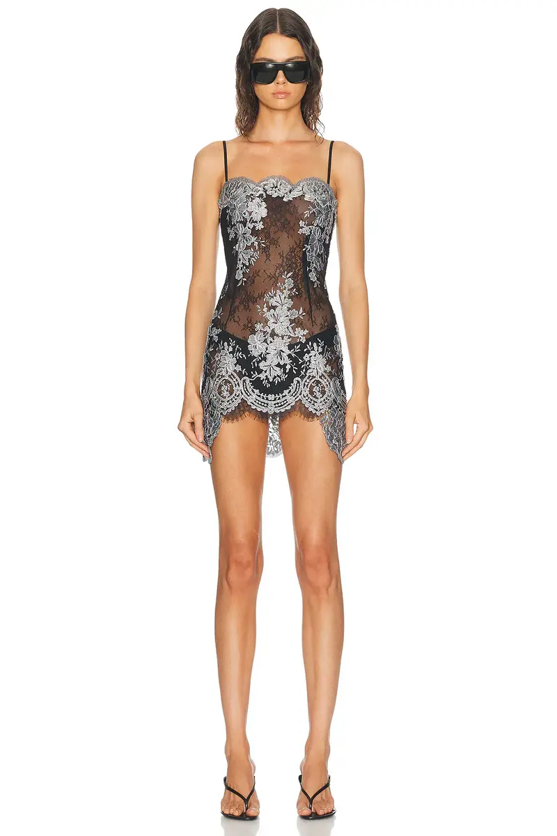 HAELO Metallic Slip Dress | Image 1 HAELO Metallic Slip Dress | Image 1