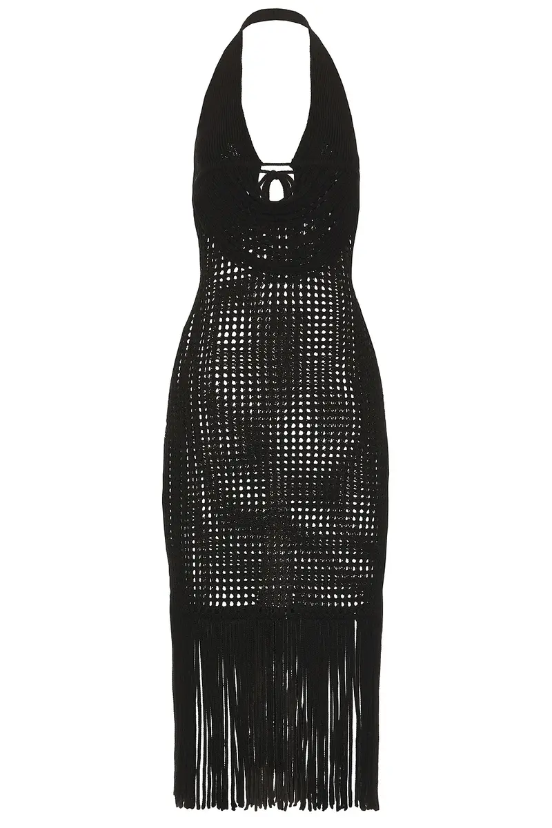 HAELO Double Two-toned Fringe Dress | Thumbnail 4 HAELO Double Two-toned Fringe Dress | Thumbnail 4