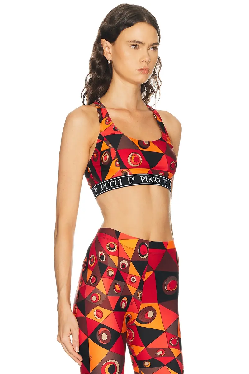 PUCCI Lycra Sports Bra | Thumbnail 2 PUCCI Lycra Sports Bra | Thumbnail 2