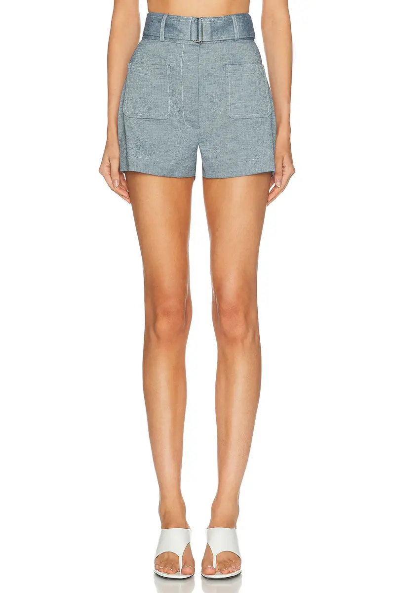 Matthew Bruch Belted Pocket Short | Image 1 Matthew Bruch Belted Pocket Short | Image 1