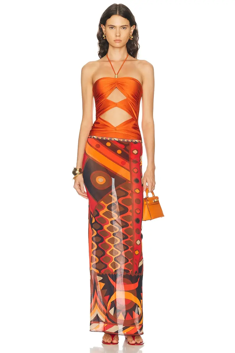 Pucci Tulle Long Skirt | Thumbnail 5 Pucci Tulle Long Skirt | Thumbnail 5