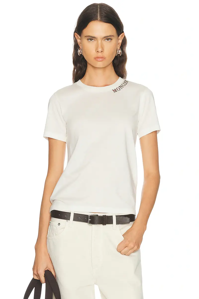 Moncler Short Sleeve T-Shirt | Image 1 Moncler Short Sleeve T-Shirt | Image 1