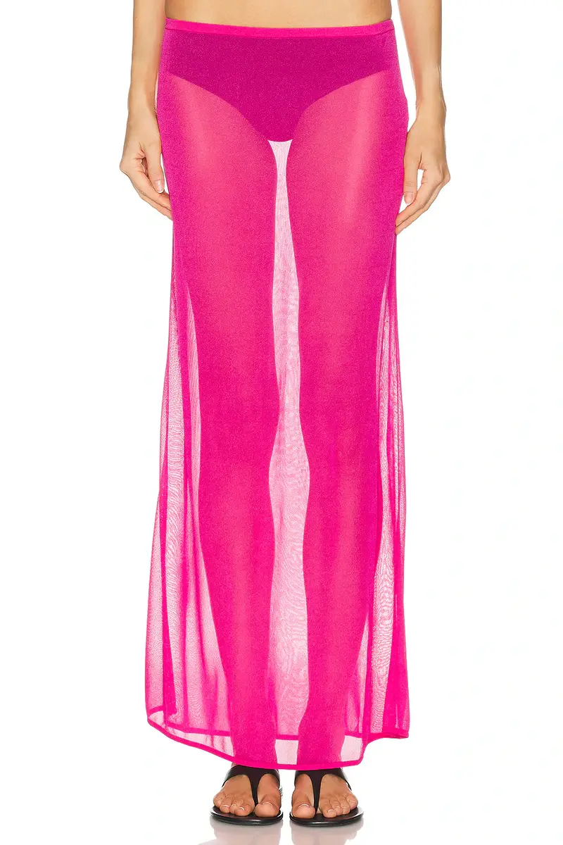 LESET Jack Midi Skirt | Image 1 LESET Jack Midi Skirt | Image 1