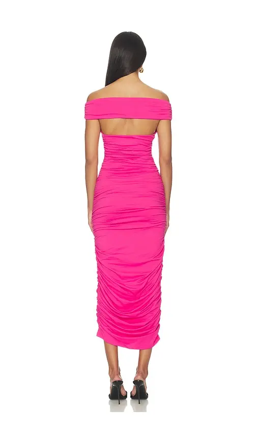 susana monaco V-wire Gathered Dress | Thumbnail 3 susana monaco V-wire Gathered Dress | Thumbnail 3