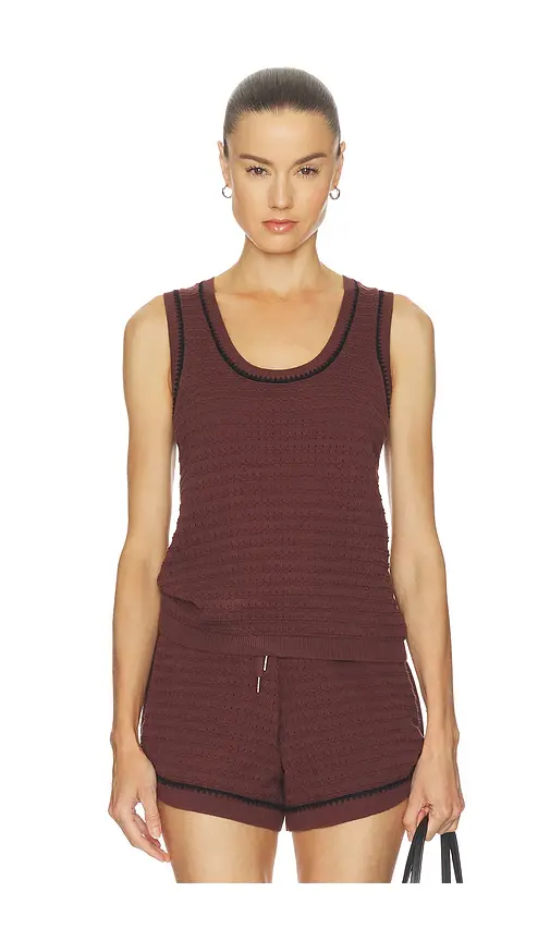 Varley Gideon Knit Tank | Image 1 Varley Gideon Knit Tank | Image 1