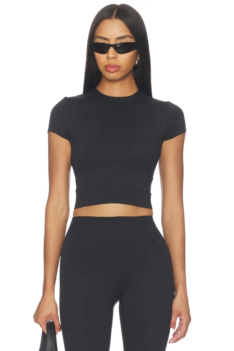 Matte Corset Crop Top