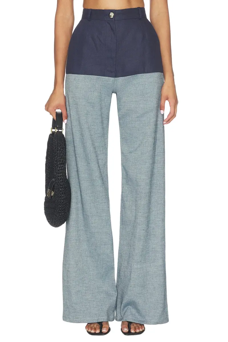 High-waist Combo Jeans
