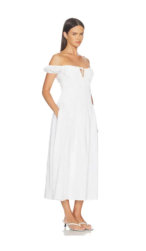 Onia Off Shoulder Midi Dress | Thumbnail 2 Onia Off Shoulder Midi Dress | Thumbnail 2