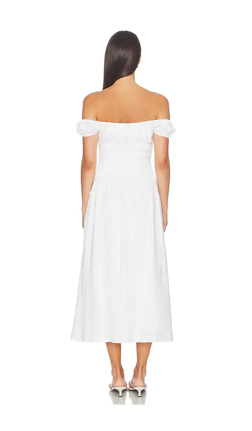 Onia Off Shoulder Midi Dress | Thumbnail 3 Onia Off Shoulder Midi Dress | Thumbnail 3