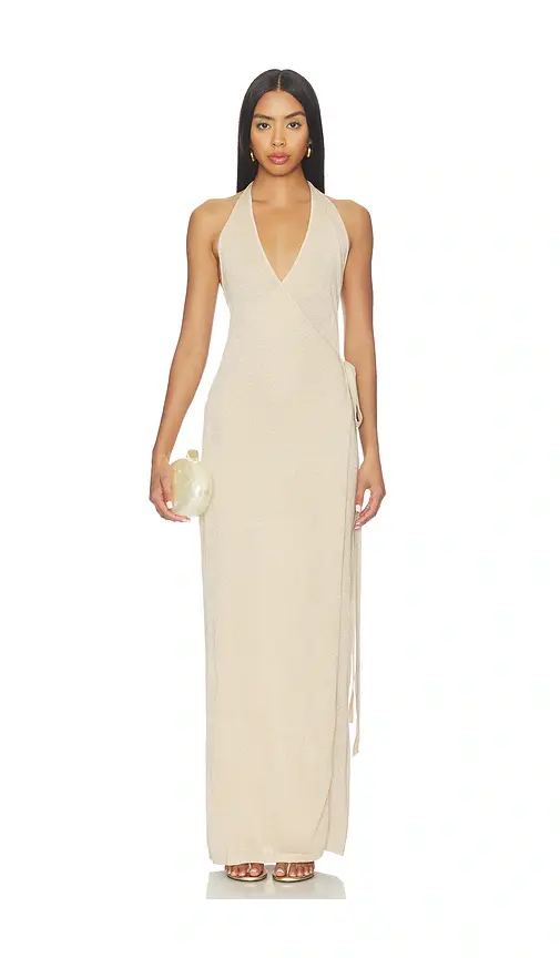 SNDYS Tiare Shimmer Maxi Dress | Image 1 SNDYS Tiare Shimmer Maxi Dress | Image 1
