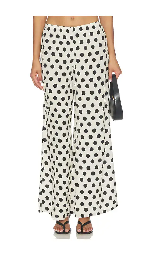 SIMONMILLER Nella Crepe Wide Leg Pant | Image 1 SIMONMILLER Nella Crepe Wide Leg Pant | Image 1