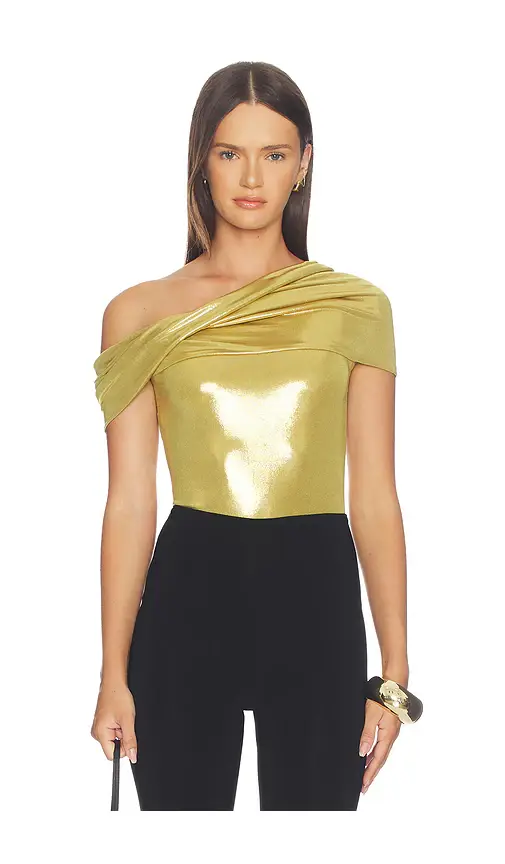 Norma Kamali Sleeveless Cowl Neck Hooded Bodysuit | Image 1 Norma Kamali Sleeveless Cowl Neck Hooded Bodysuit | Image 1