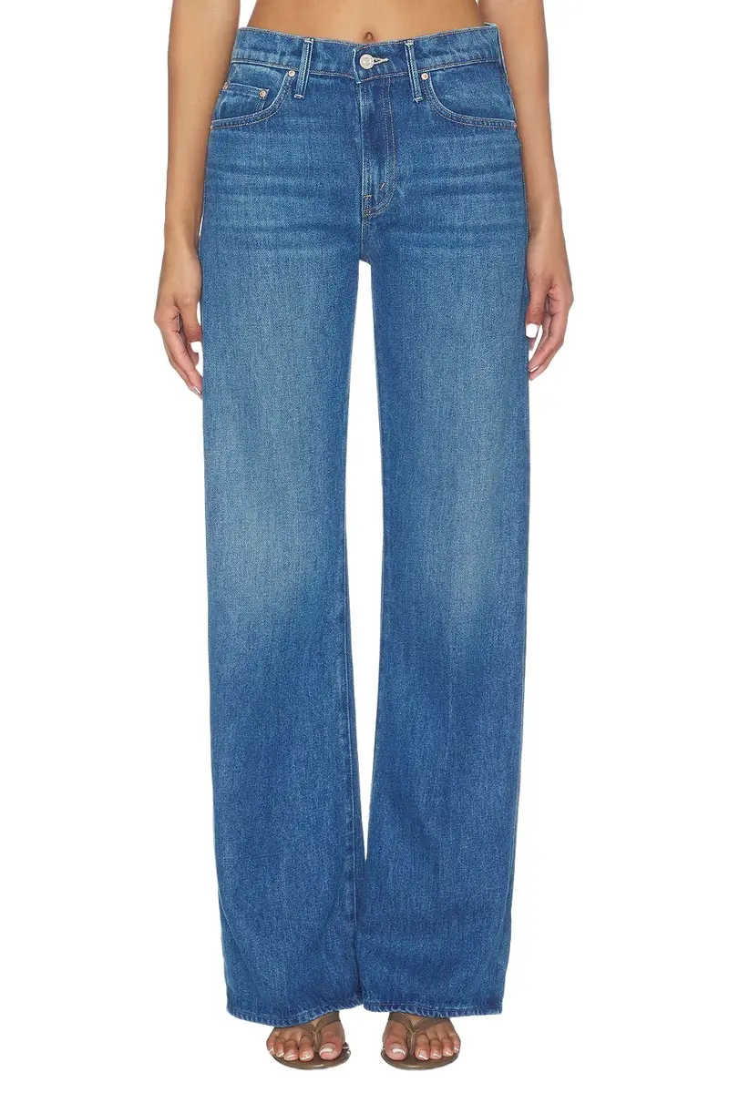 The Mid Rise Lasso Sneak Jeans