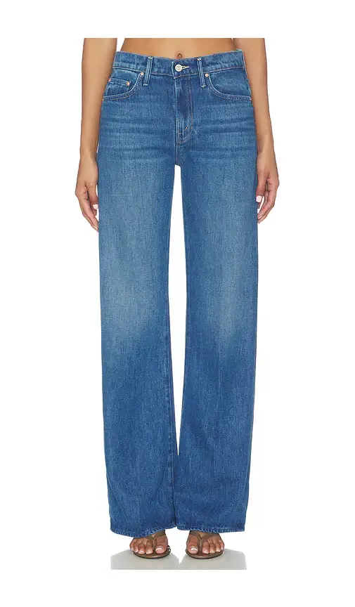 Mother The Mid Rise Lasso Sneak Jeans | Image 1 Mother The Mid Rise Lasso Sneak Jeans | Image 1