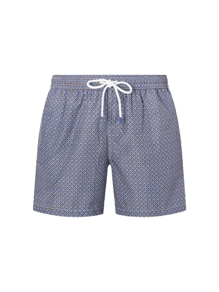 FEDELI Madeira Straight-Leg Short-Length Printed Swim Shorts - Men | Image 1 FEDELI Madeira Straight-Leg Short-Length Printed Swim Shorts - Men | Image 1