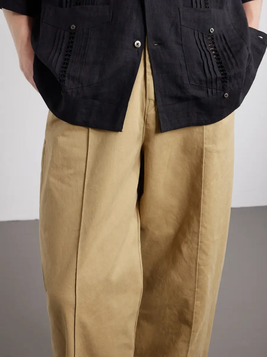 KAPITAL Boogie Day Straight-Leg Panelled Cotton-Twill Trousers - Men | Thumbnail 6 KAPITAL Boogie Day Straight-Leg Panelled Cotton-Twill Trousers - Men | Thumbnail 6