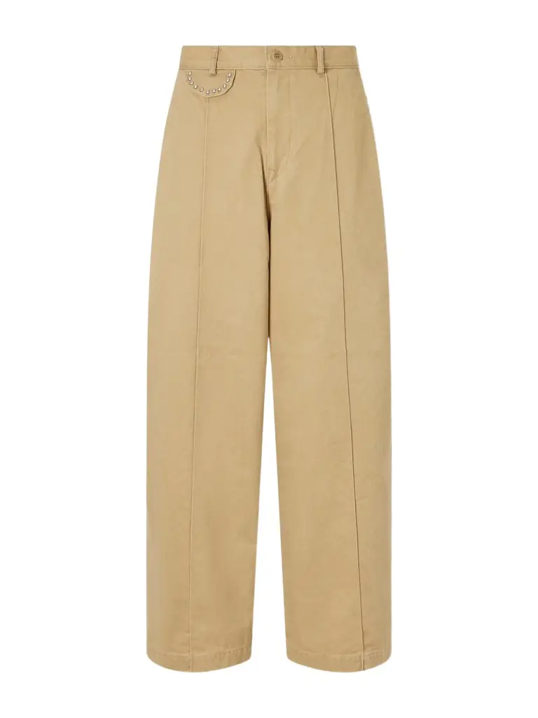 KAPITAL Boogie Day Straight-Leg Panelled Cotton-Twill Trousers - Men | Image 1 KAPITAL Boogie Day Straight-Leg Panelled Cotton-Twill Trousers - Men | Image 1
