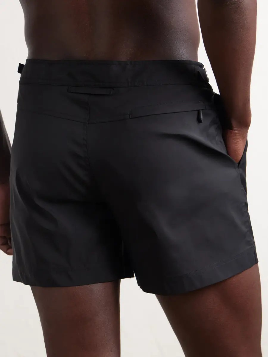 Tom Ford Straight-Leg Mid-Length Swim Shorts - Men | Thumbnail 3
