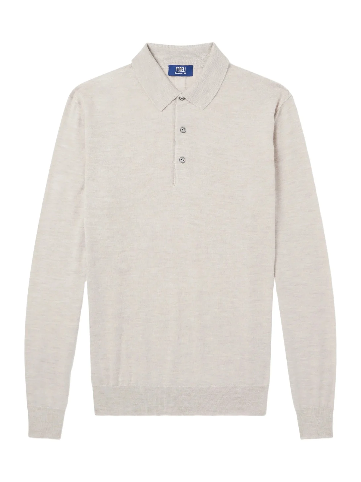 FEDELI Sportman Cashmere and Silk-Blend Polo Shirt - Men