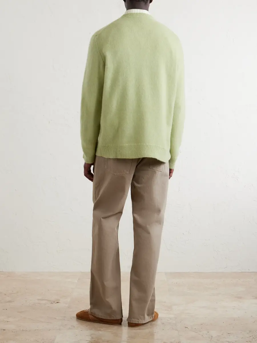 The Elder Statesman Nimbus Cashmere and Silk-Blend Sweater - Men | Thumbnail 4 The Elder Statesman Nimbus Cashmere and Silk-Blend Sweater - Men | Thumbnail 4