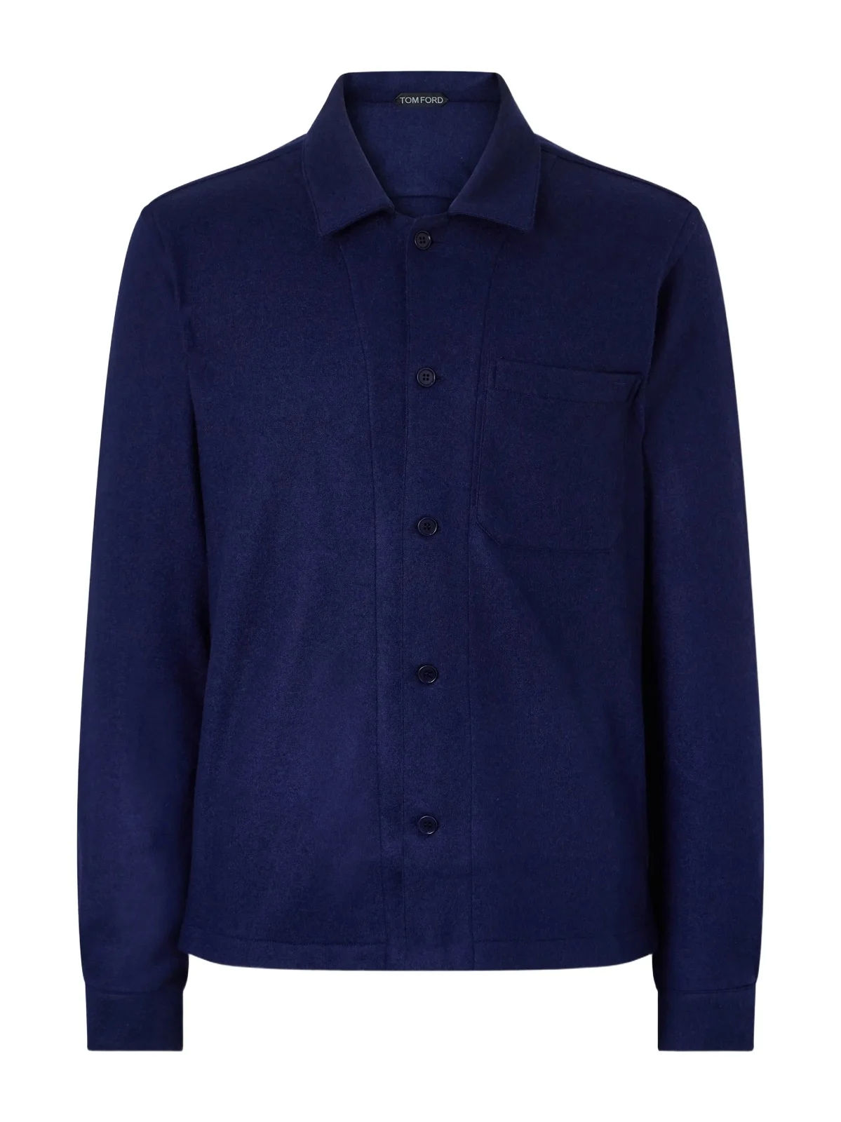 Logo-Embroidered Cashmere Shirt - Men
