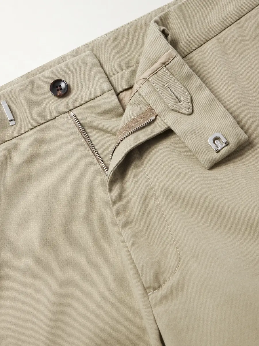 Tom Ford Tapered Cotton-Blend Twill Trousers - Men | Thumbnail 6 Tom Ford Tapered Cotton-Blend Twill Trousers - Men | Thumbnail 6