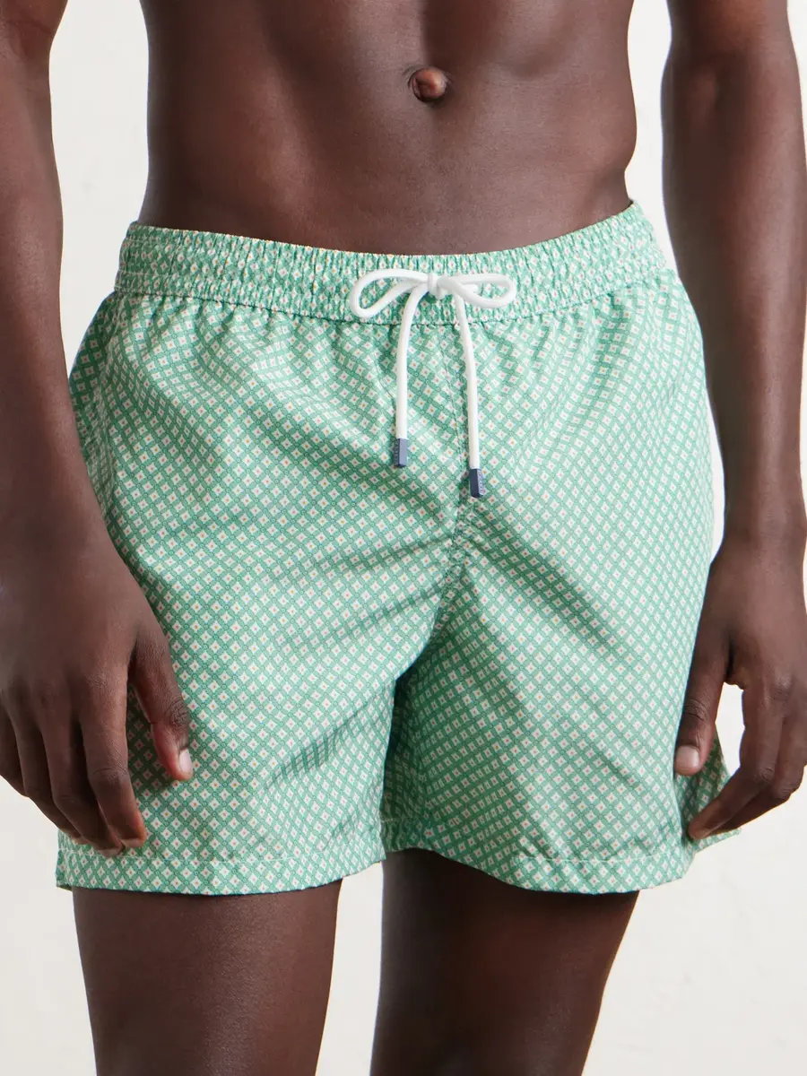 FEDELI Madeira Straight-Leg Mid-Length Printed Swim Shorts - Men | Thumbnail 2 FEDELI Madeira Straight-Leg Mid-Length Printed Swim Shorts - Men | Thumbnail 2