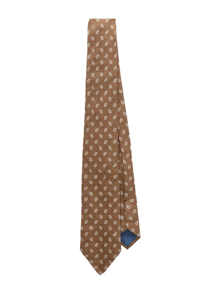 Polo Ralph Lauren 8cm Paisley-Print Linen Tie - Men | Image 1 Polo Ralph Lauren 8cm Paisley-Print Linen Tie - Men | Image 1