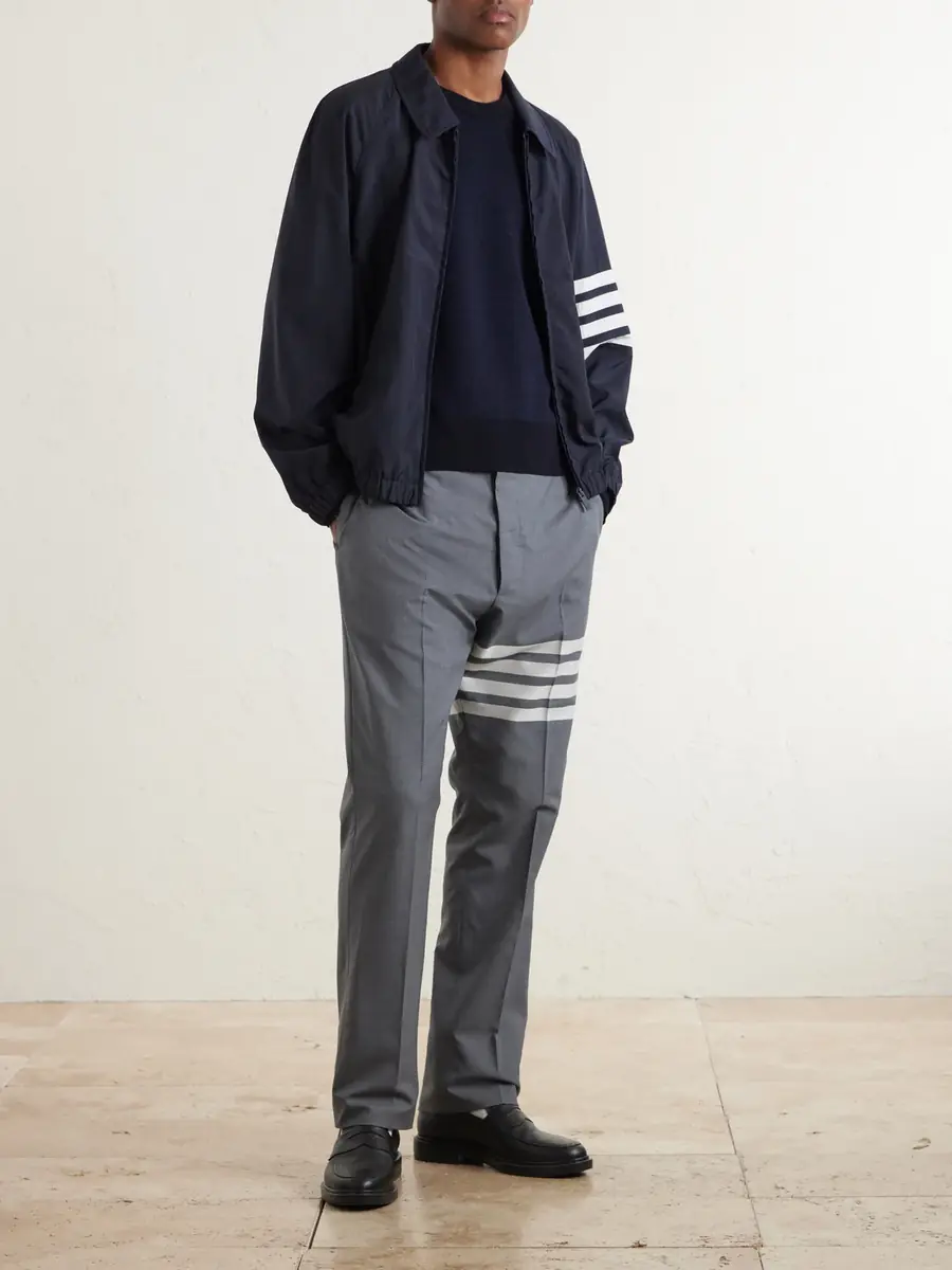 Thom Browne Striped Ripstop Track Jacket - Men | Thumbnail 2
