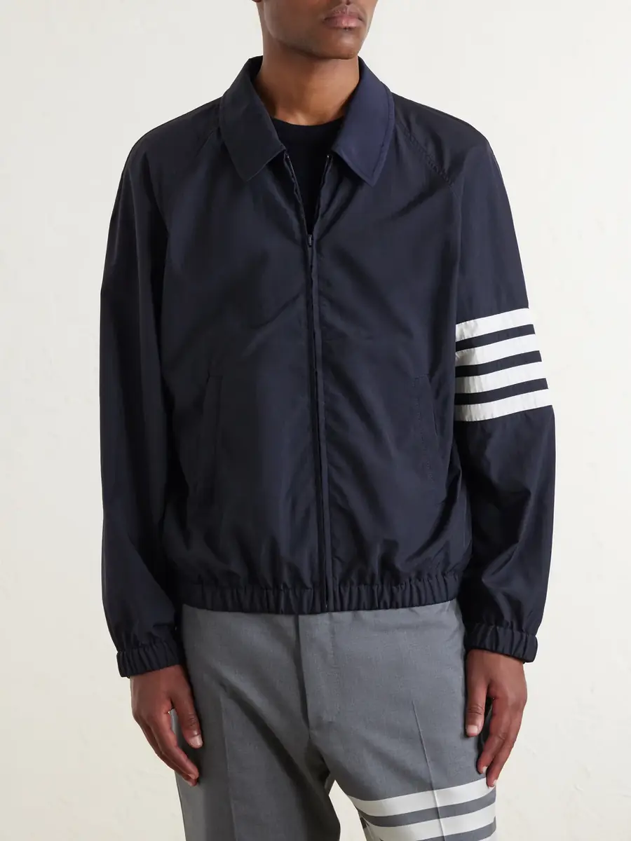 Thom Browne Striped Ripstop Track Jacket - Men | Thumbnail 3