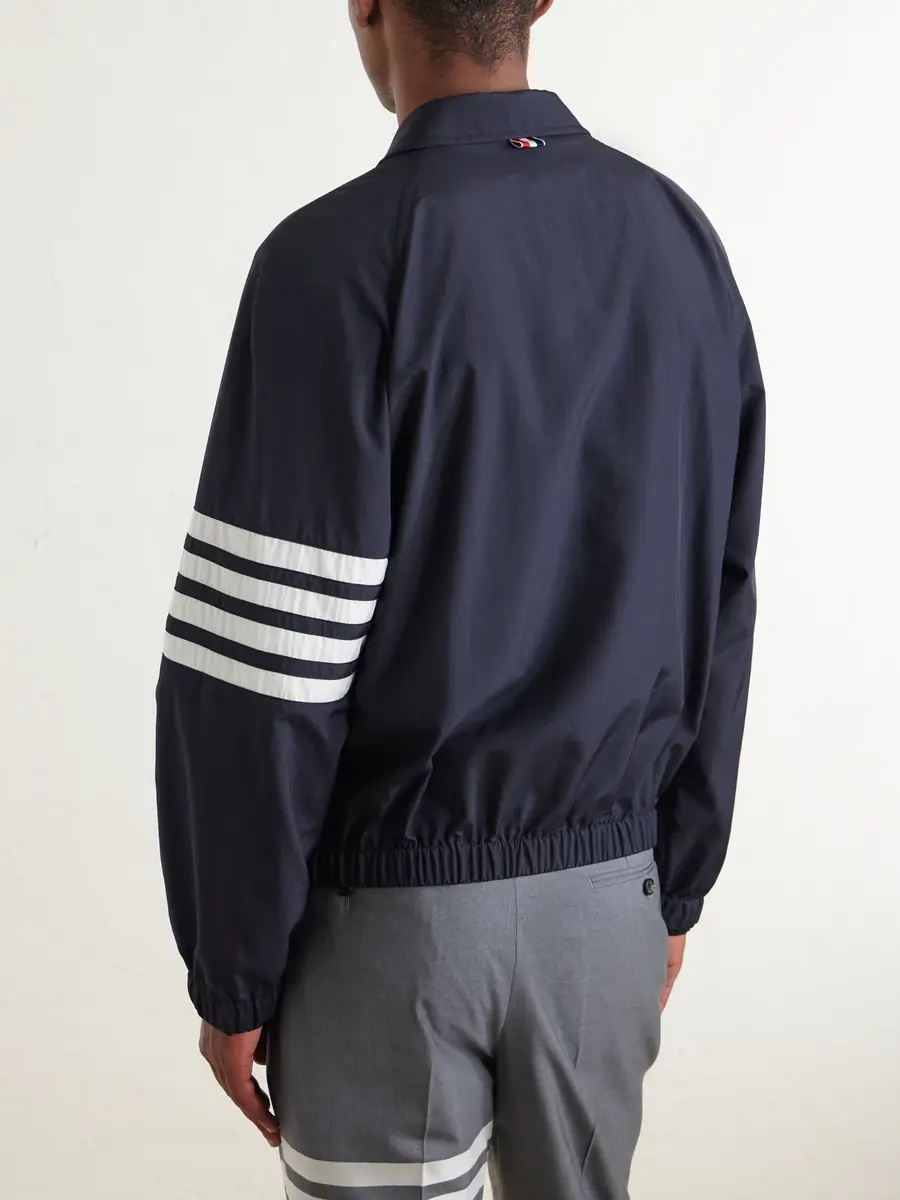 Thom Browne Striped Ripstop Track Jacket - Men | Thumbnail 4