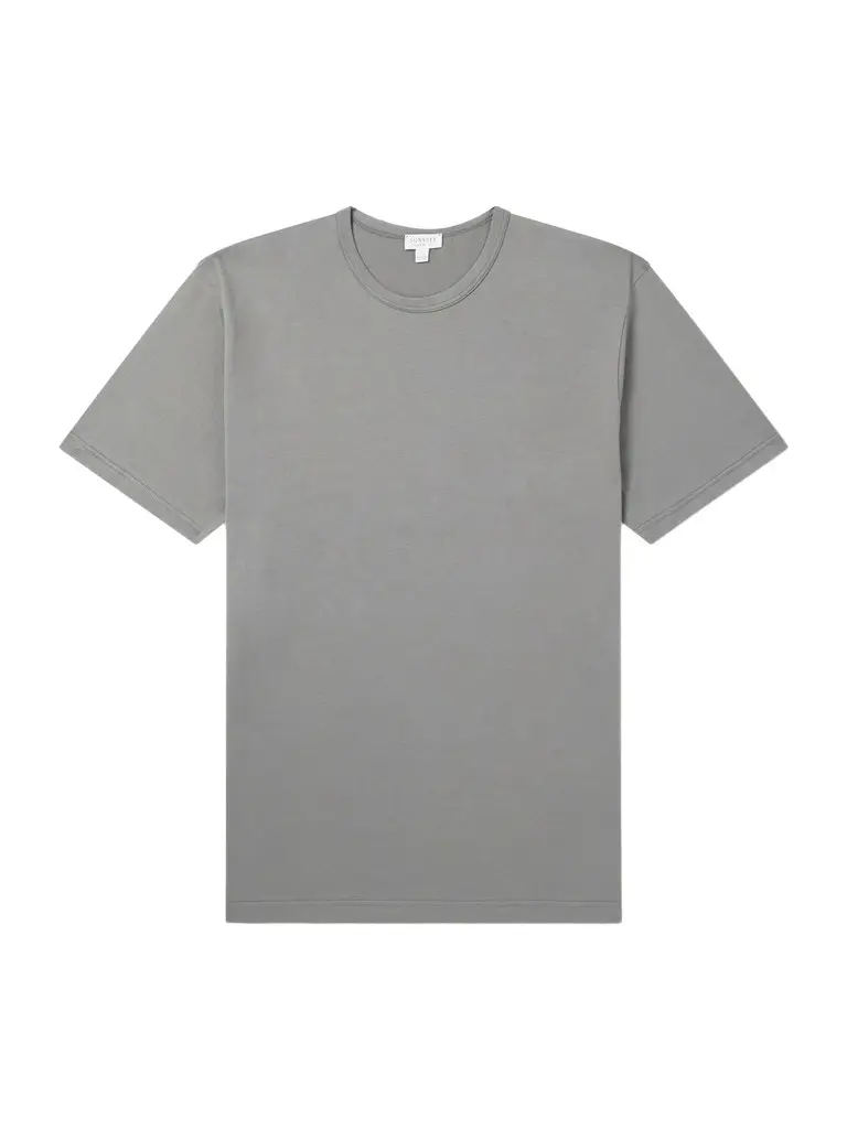 Sunspel Slim-Fit Cotton-Jersey T-Shirt - Men | Image 1 Sunspel Slim-Fit Cotton-Jersey T-Shirt - Men | Image 1
