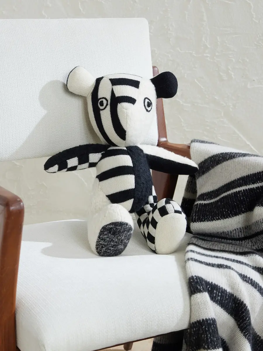 The Elder Statesman Elder Striped Cashmere Teddy Bear - Men | Thumbnail 2 The Elder Statesman Elder Striped Cashmere Teddy Bear - Men | Thumbnail 2