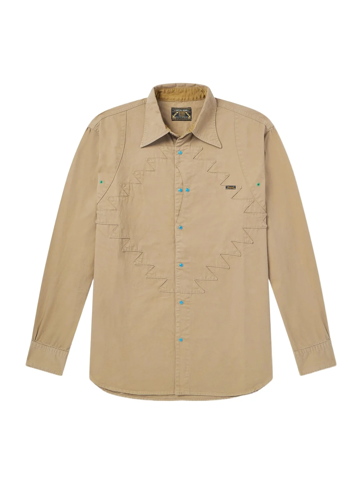 Thunderbird Panelled Cotton-Twill Shirt - Men Thunderbird Panelled Cotton-Twill Shirt - Men