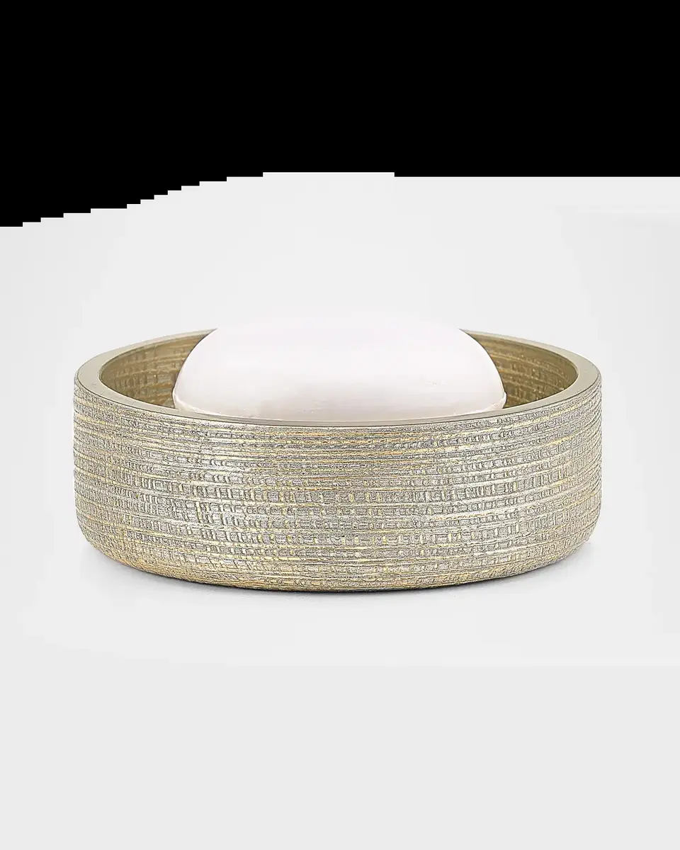 Labrazel Woven Metallic Soap Dish | Thumbnail 2 Labrazel Woven Metallic Soap Dish | Thumbnail 2