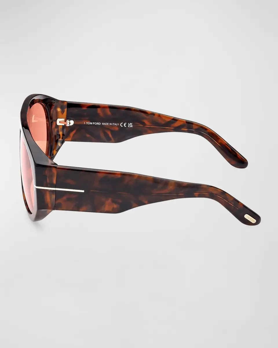 Tom Ford Men's Bronson T-Logo Shield Sunglasses | Thumbnail 2 Tom Ford Men's Bronson T-Logo Shield Sunglasses | Thumbnail 2